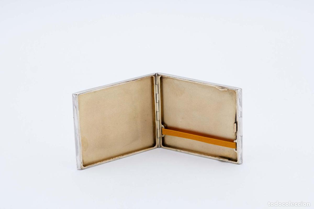 Antig&uuml;edades: Caja de cigarrillos, en plata - Foto 2