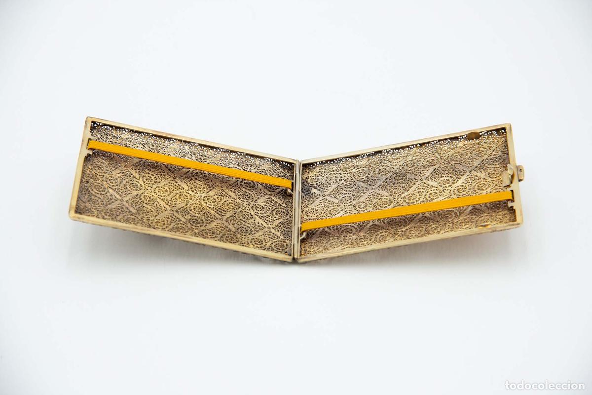 Antig&uuml;edades: Caja de cigarrillos, en plata - Foto 3