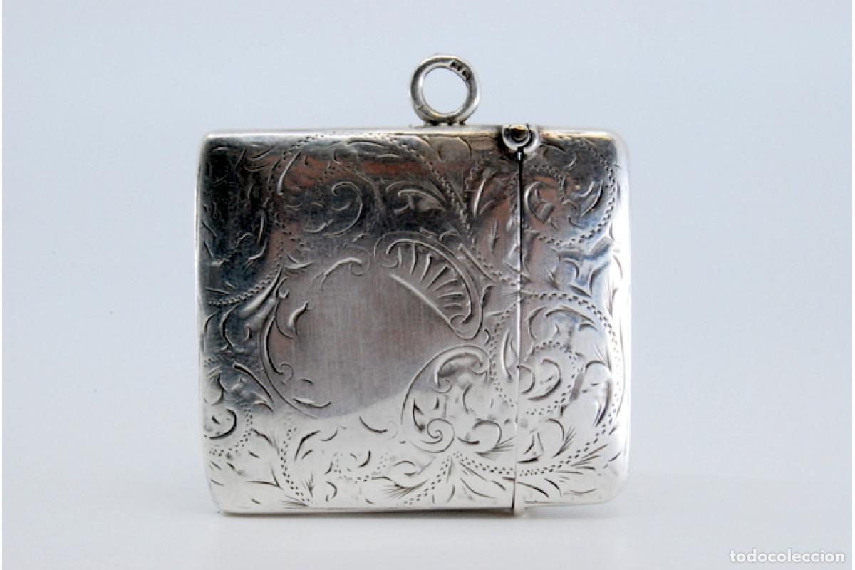 Antig&uuml;edades: Caja de cerillas de plata - Foto 3