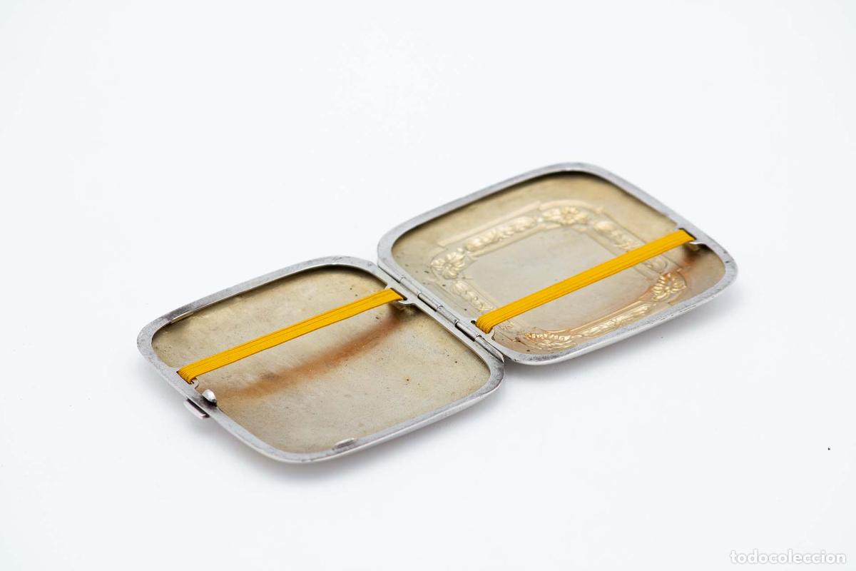 Antig&uuml;edades: Caja de cigarrillos, en plata - Foto 2
