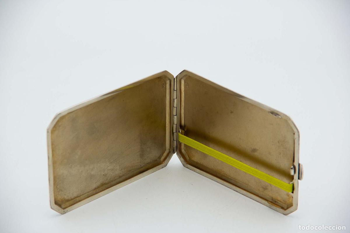Antig&uuml;edades: Caja de cigarrillos, en plata - Foto 2