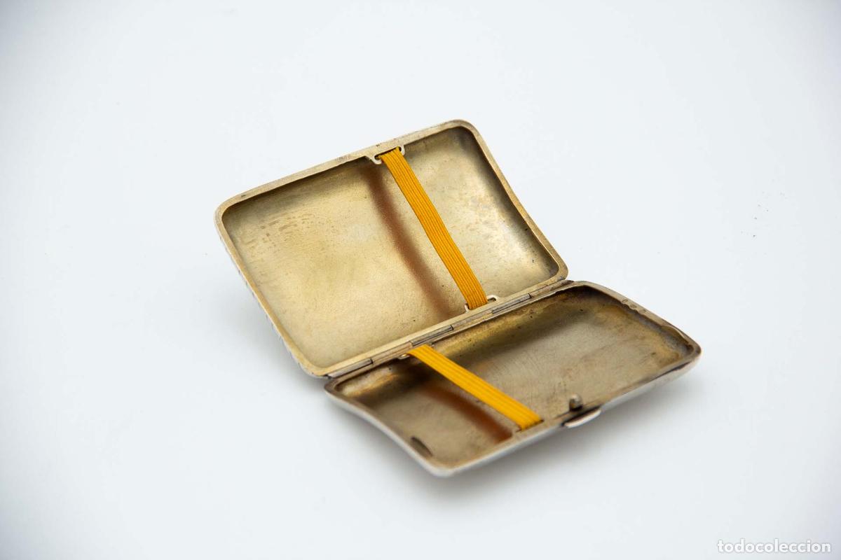 Antig&uuml;edades: Caja de cigarrillos, en plata - Foto 2