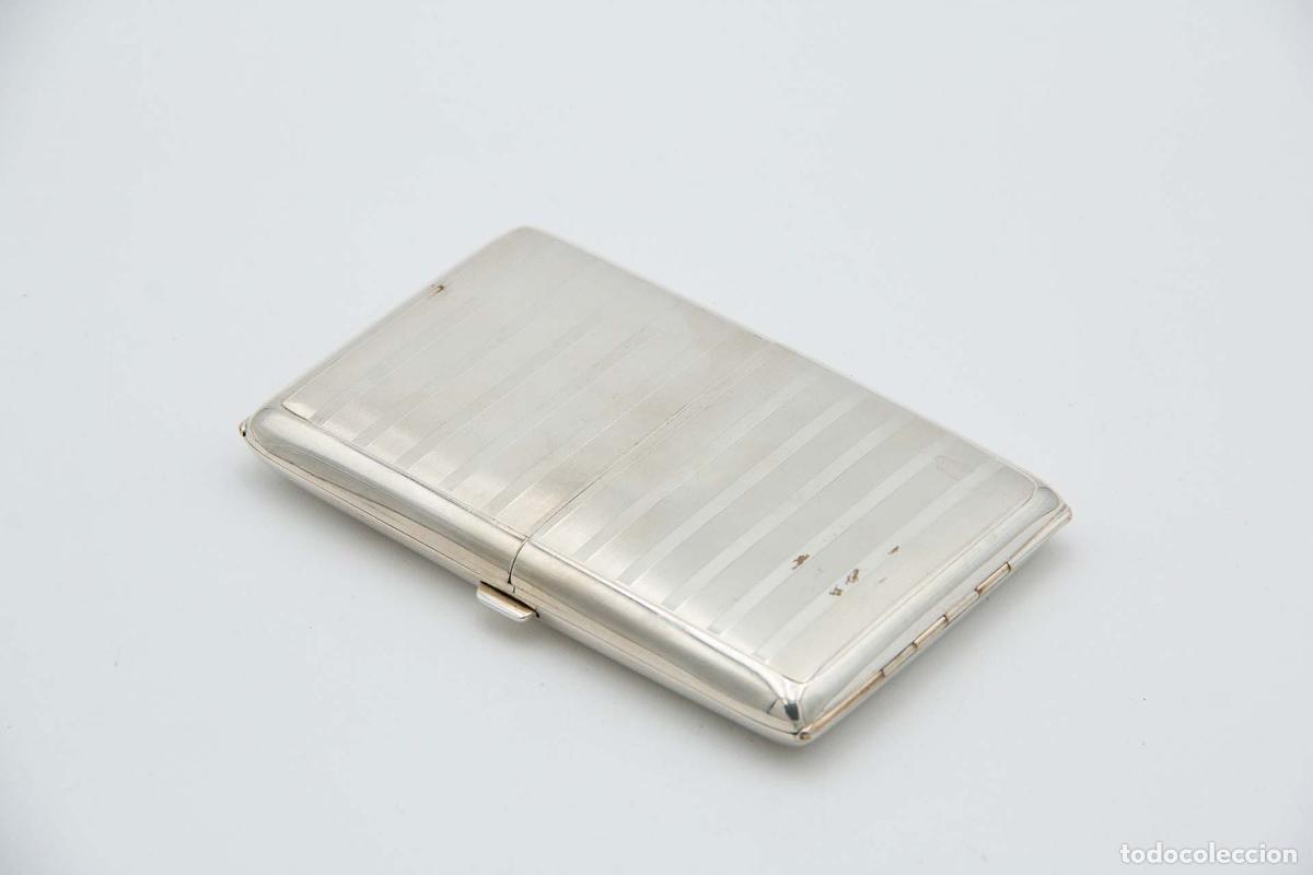 Antig&uuml;edades: Caja de cigarrillos, en plata - Foto 2