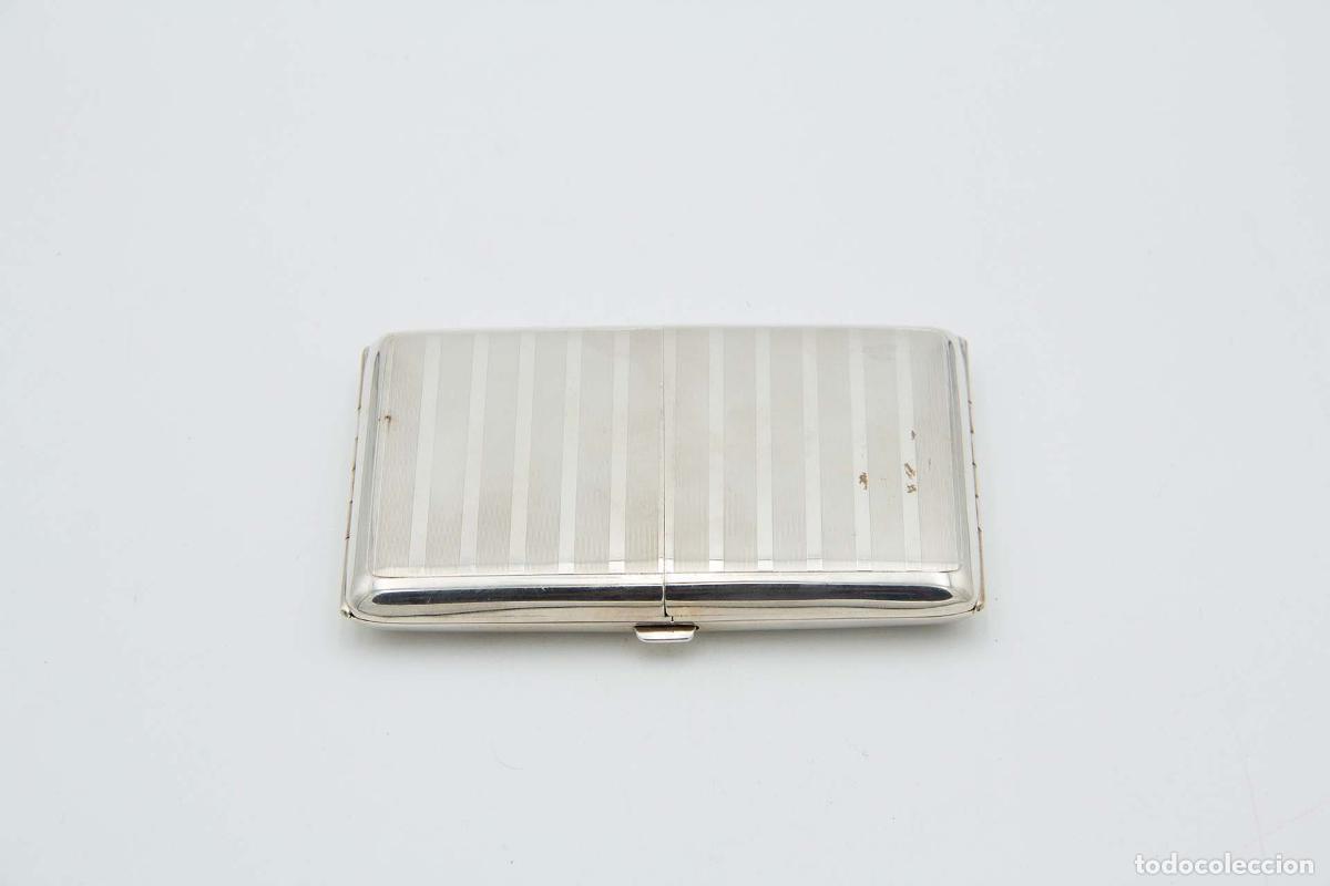 Antig&uuml;edades: Caja de cigarrillos, en plata - Foto 1