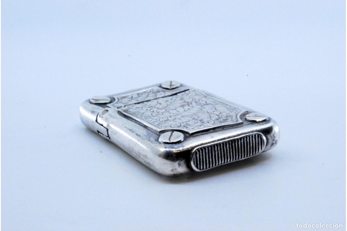 Antig&uuml;edades: Caja de cerillas de plata - Foto 4