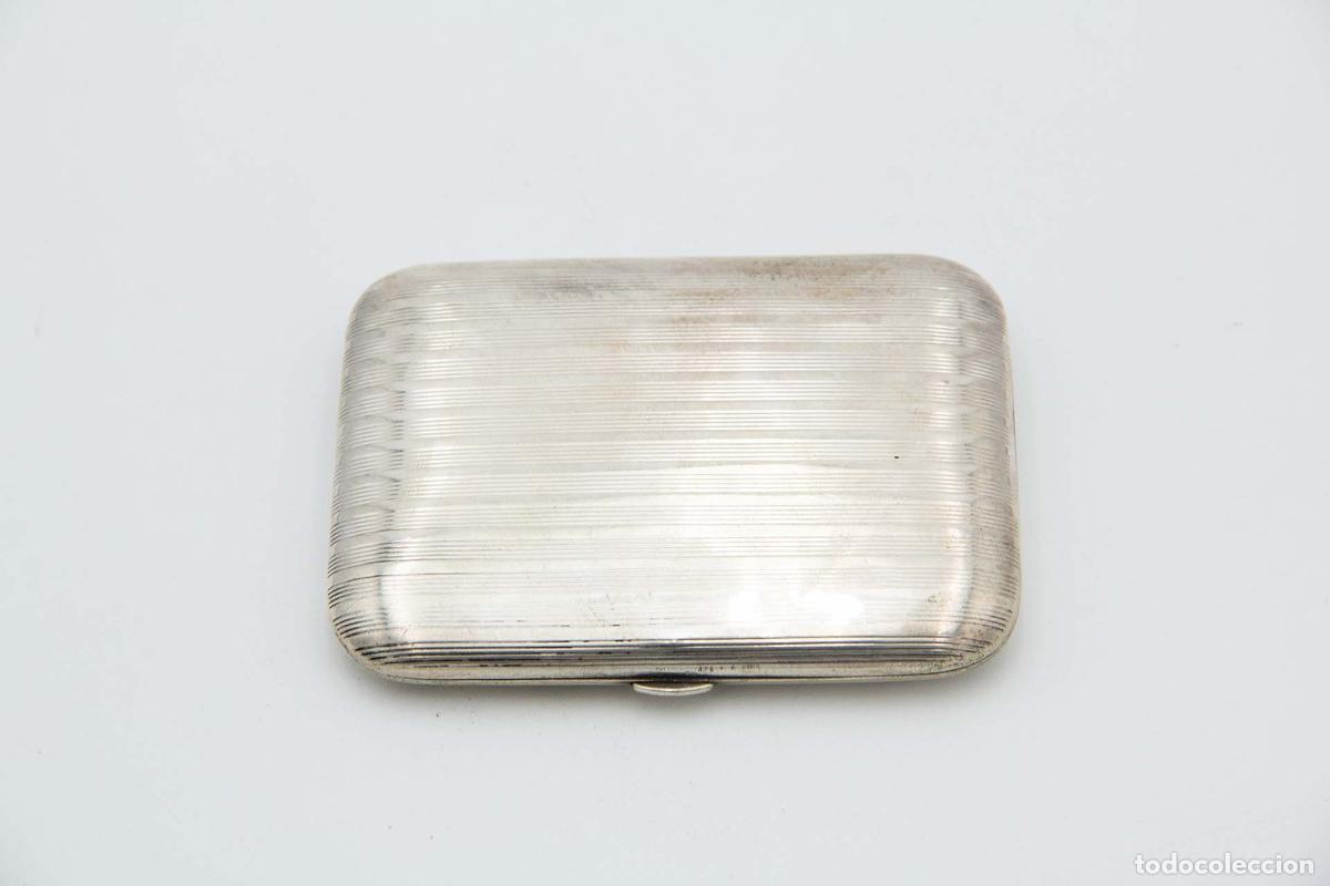 Antig&uuml;edades: Caja de cigarrillos, en plata - Foto 1