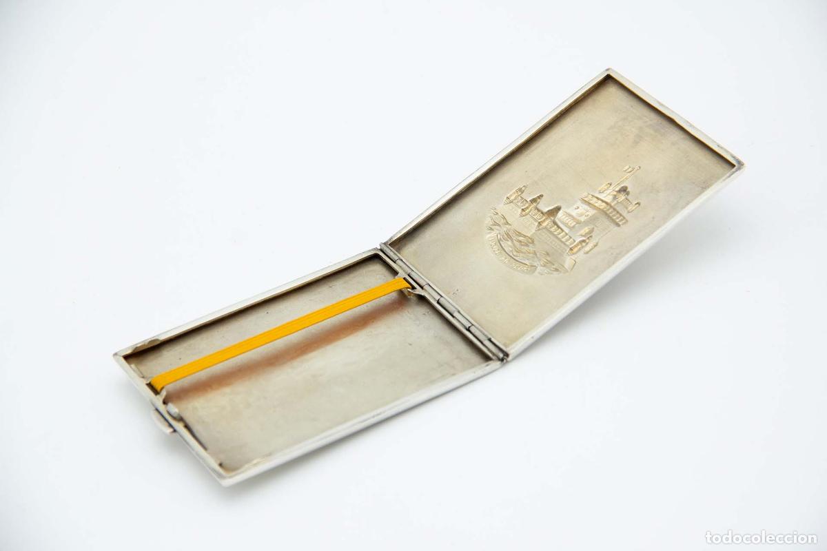 Antig&uuml;edades: Caja de cigarrillos, en plata - Foto 2