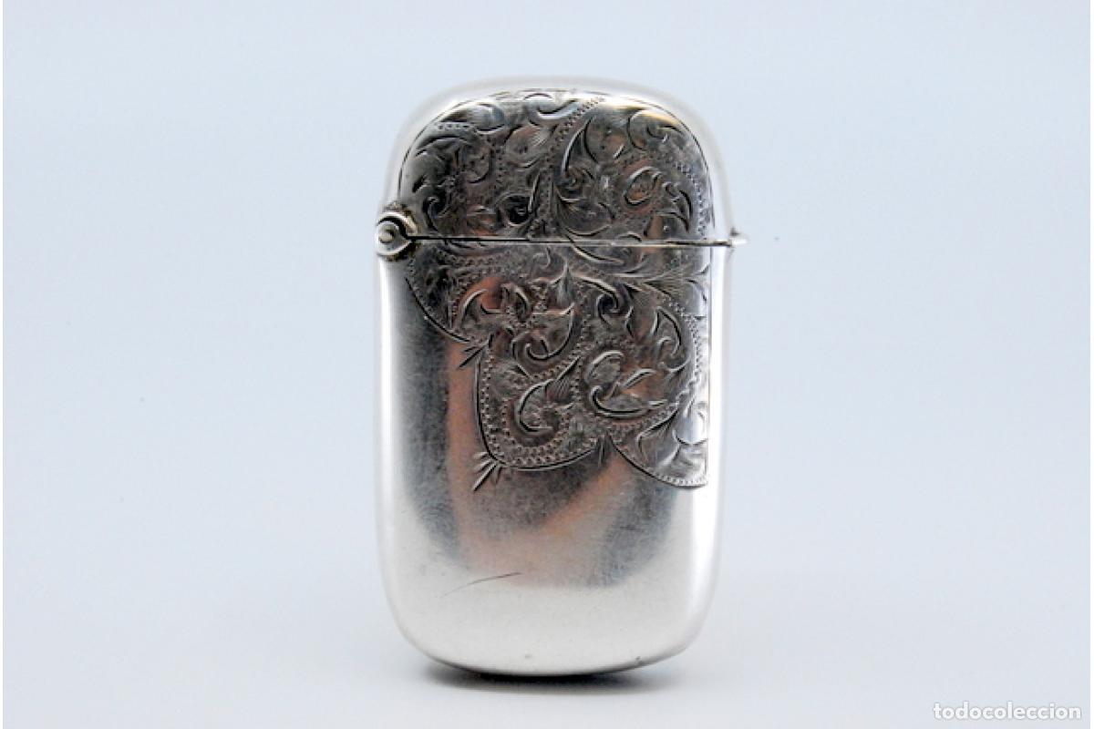 Antig&uuml;edades: Caja de cerillas de plata - Foto 10