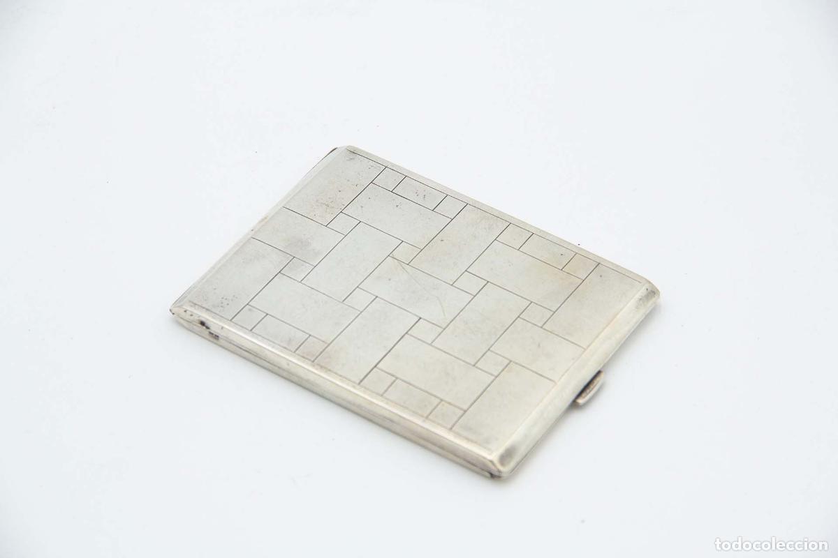 Antig&uuml;edades: Caja de cigarrillos, en plata - Foto 2
