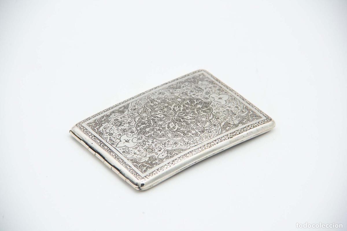 Antig&uuml;edades: Caja de cigarrillos, en plata - Foto 2