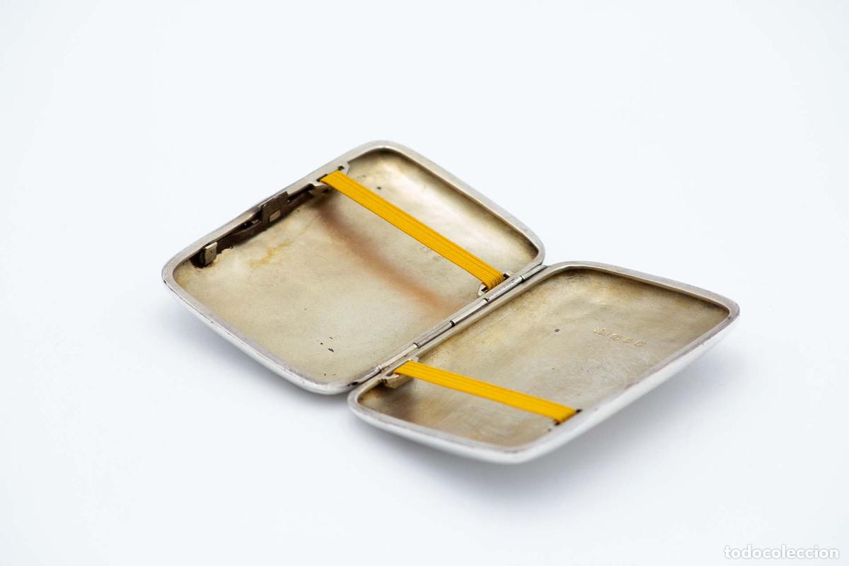 Antig&uuml;edades: Caja de cigarrillos, en plata - Foto 2