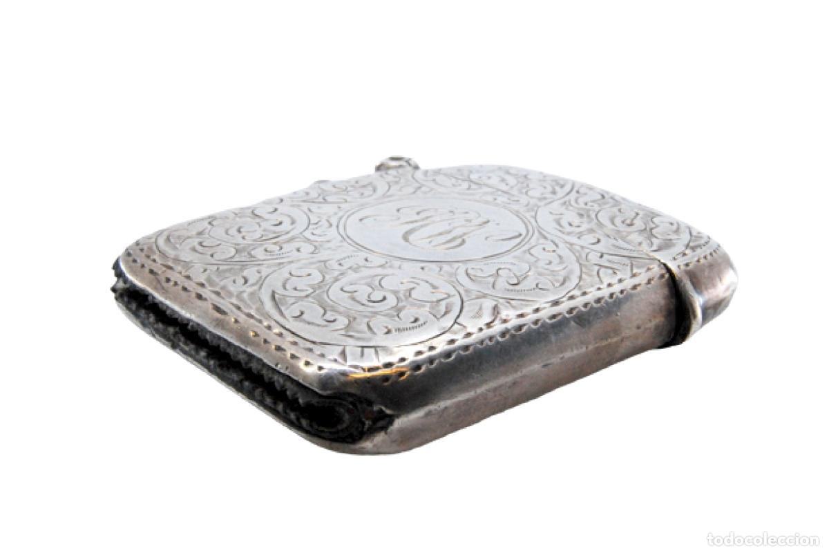 Antig&uuml;edades: Caja de cerillas de plata - Foto 1