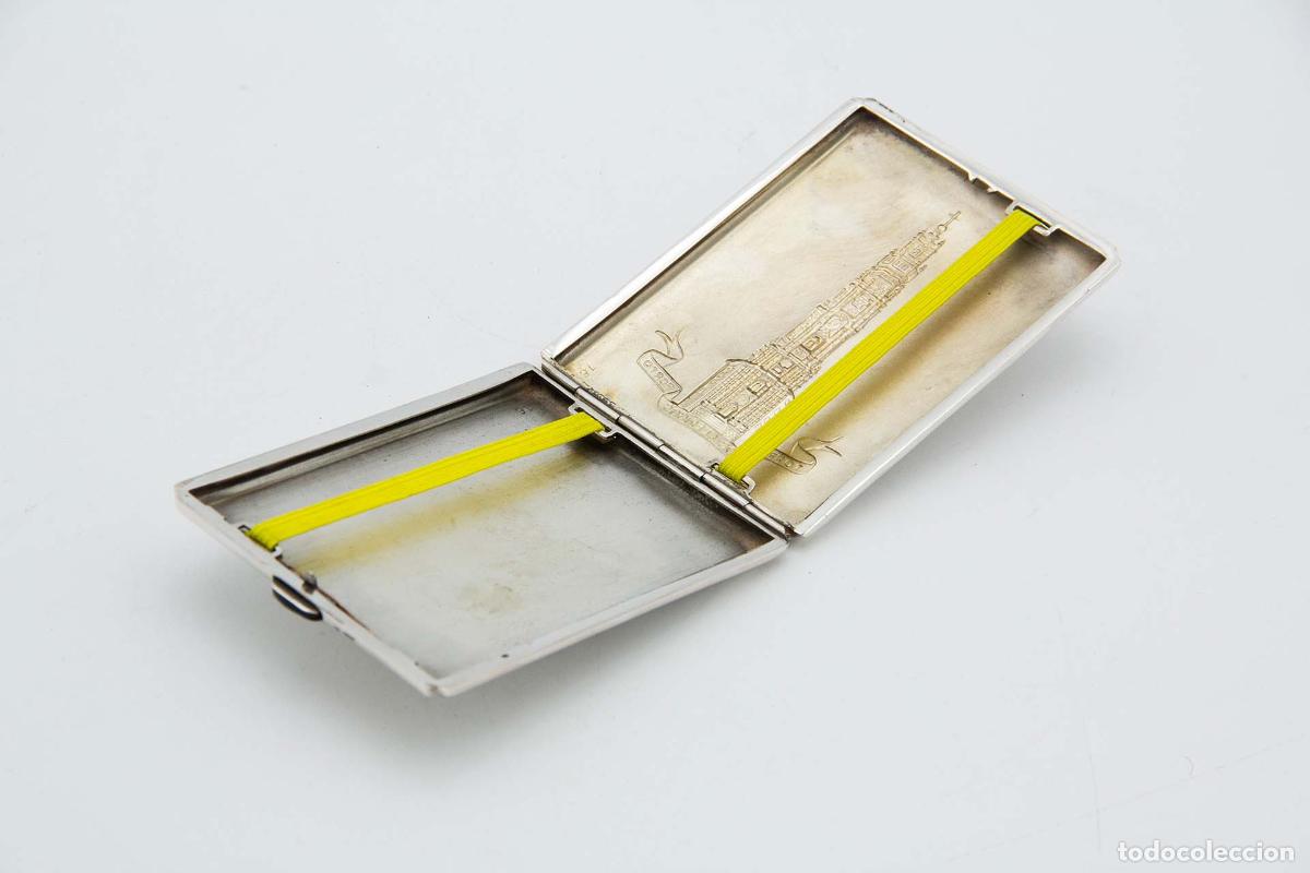 Antig&uuml;edades: Caja de cigarrillos, en plata - Foto 3