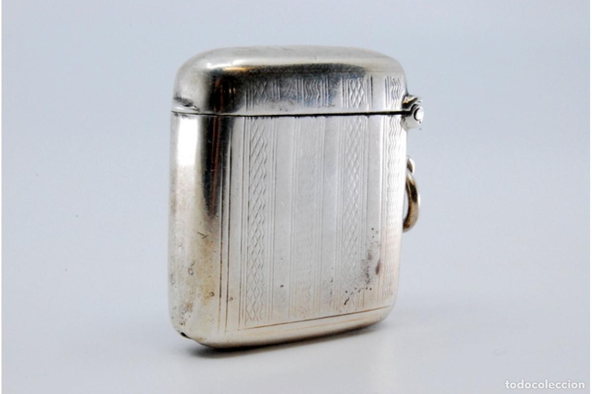 Antig&uuml;edades: Caja de cerillas de plata - Foto 9