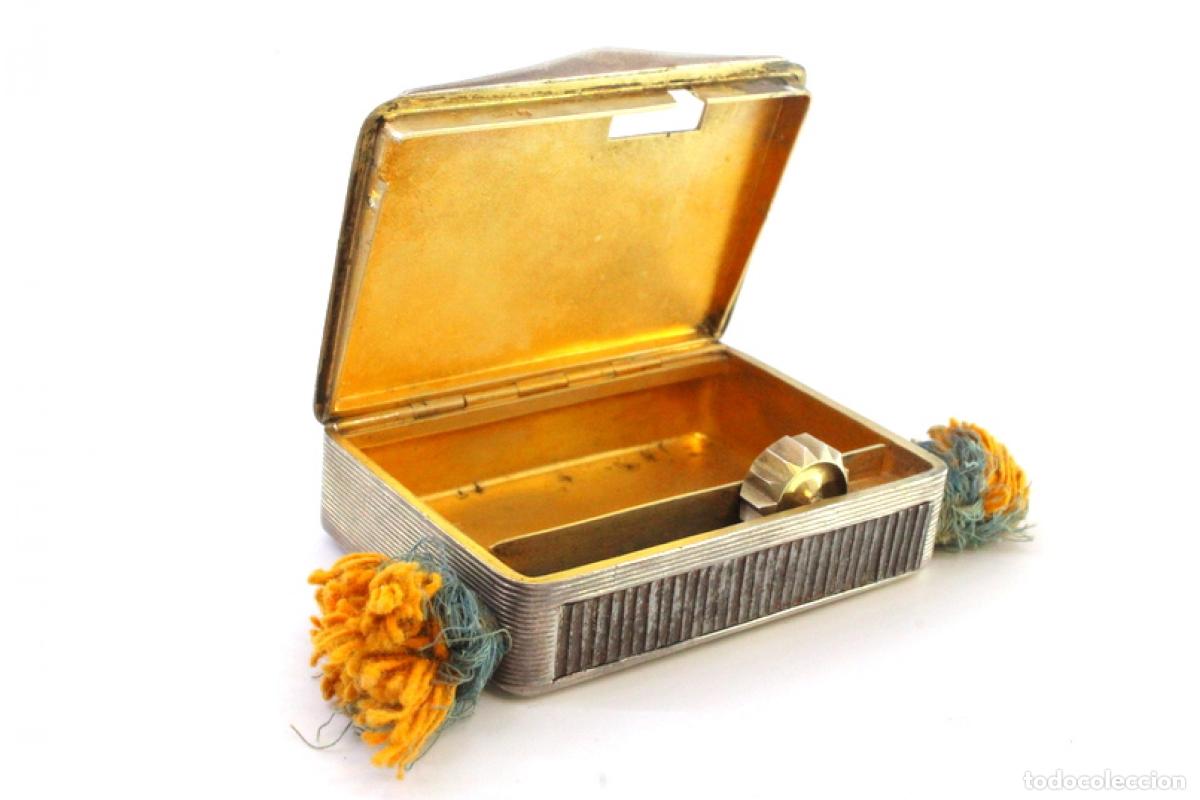 Antig&uuml;edades: Caja de cerillas de plata - Foto 8
