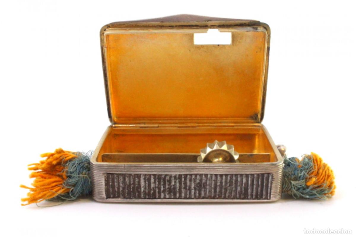 Antig&uuml;edades: Caja de cerillas de plata - Foto 9