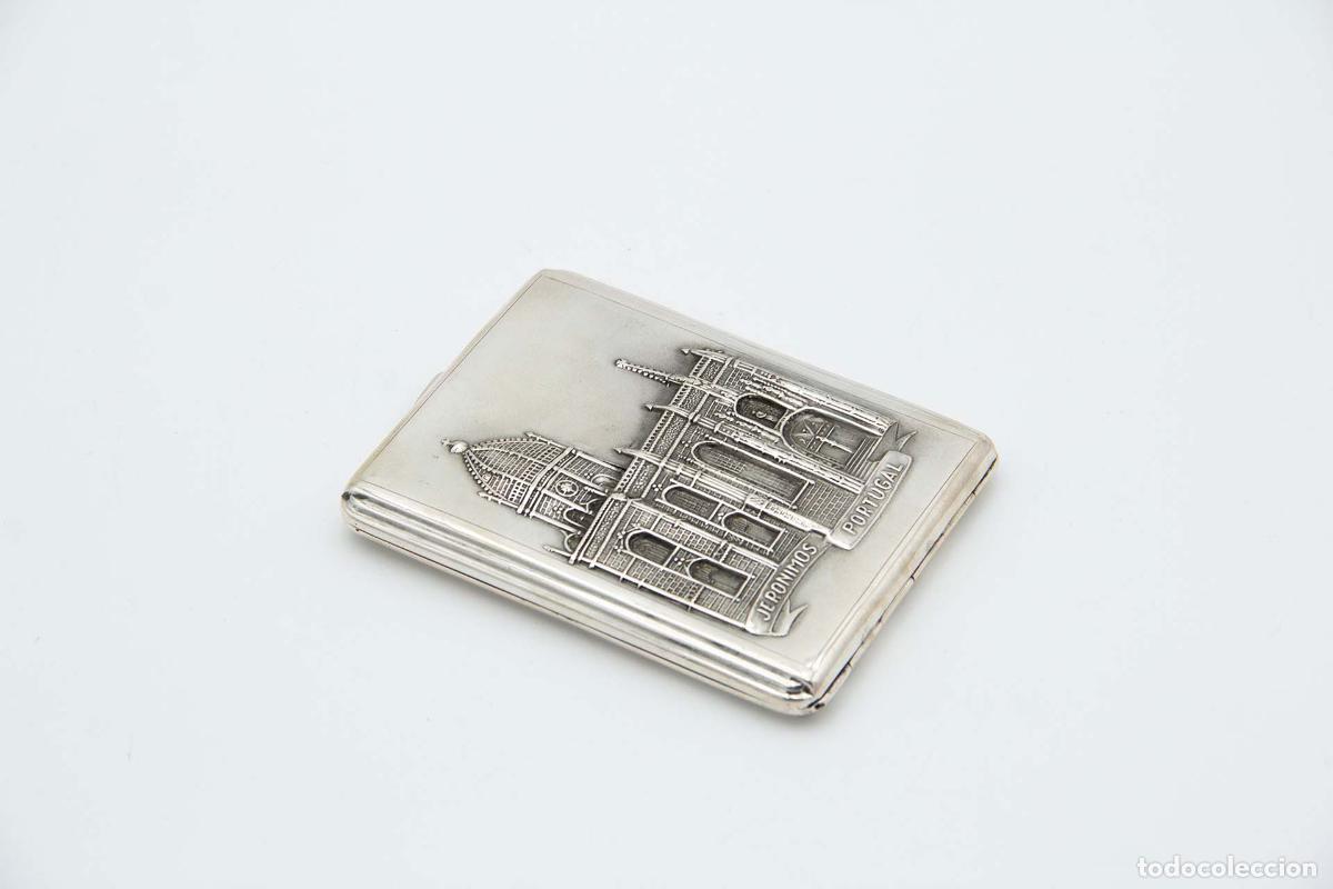 Antig&uuml;edades: Caja de cigarrillos, en plata - Foto 1