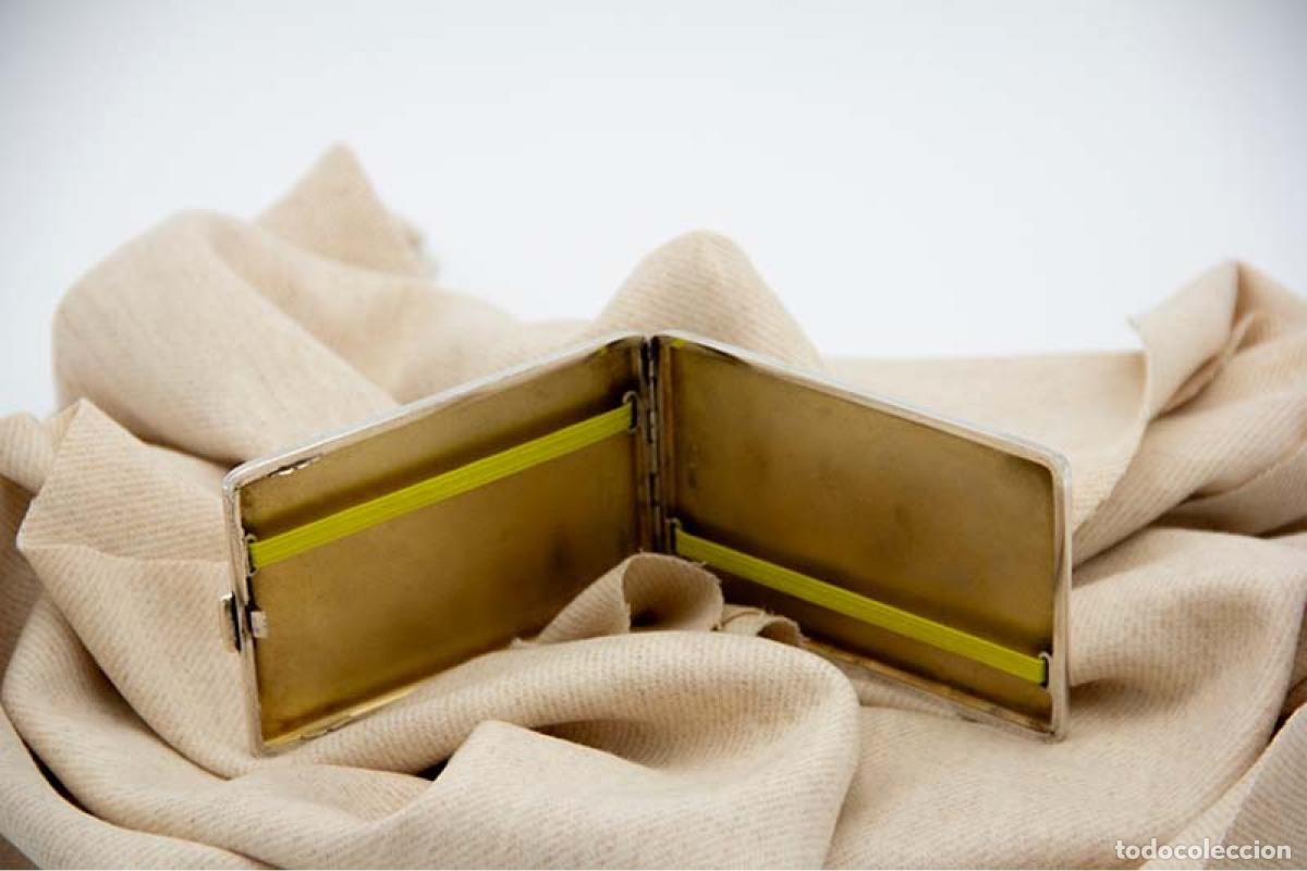 Antig&uuml;edades: Caja de cigarrillos, en plata - Foto 2
