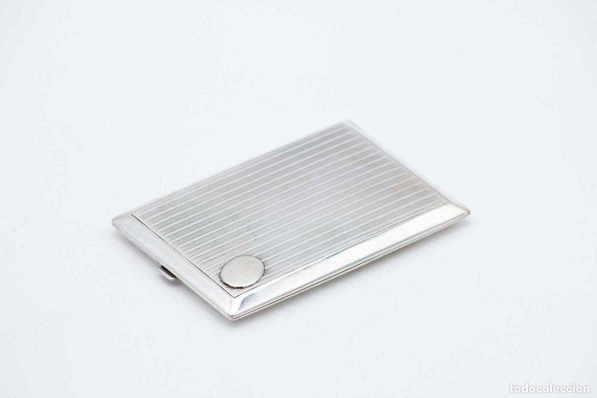 Antig&uuml;edades: Caja de cigarrillos, en plata - Foto 3
