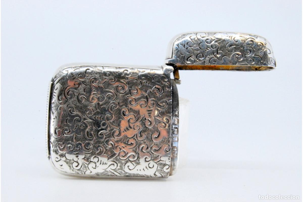 Antig&uuml;edades: Caja de cerillas de plata - Foto 6