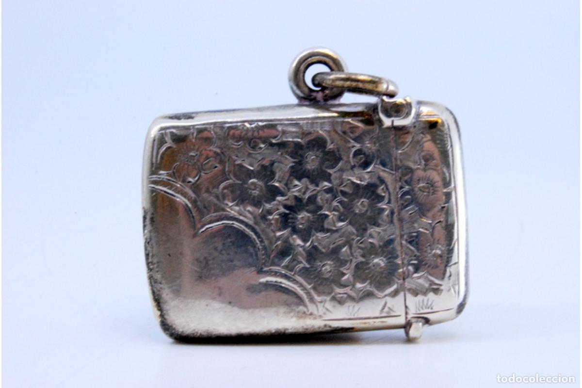 Antig&uuml;edades: Caja de cerillas de plata - Foto 6