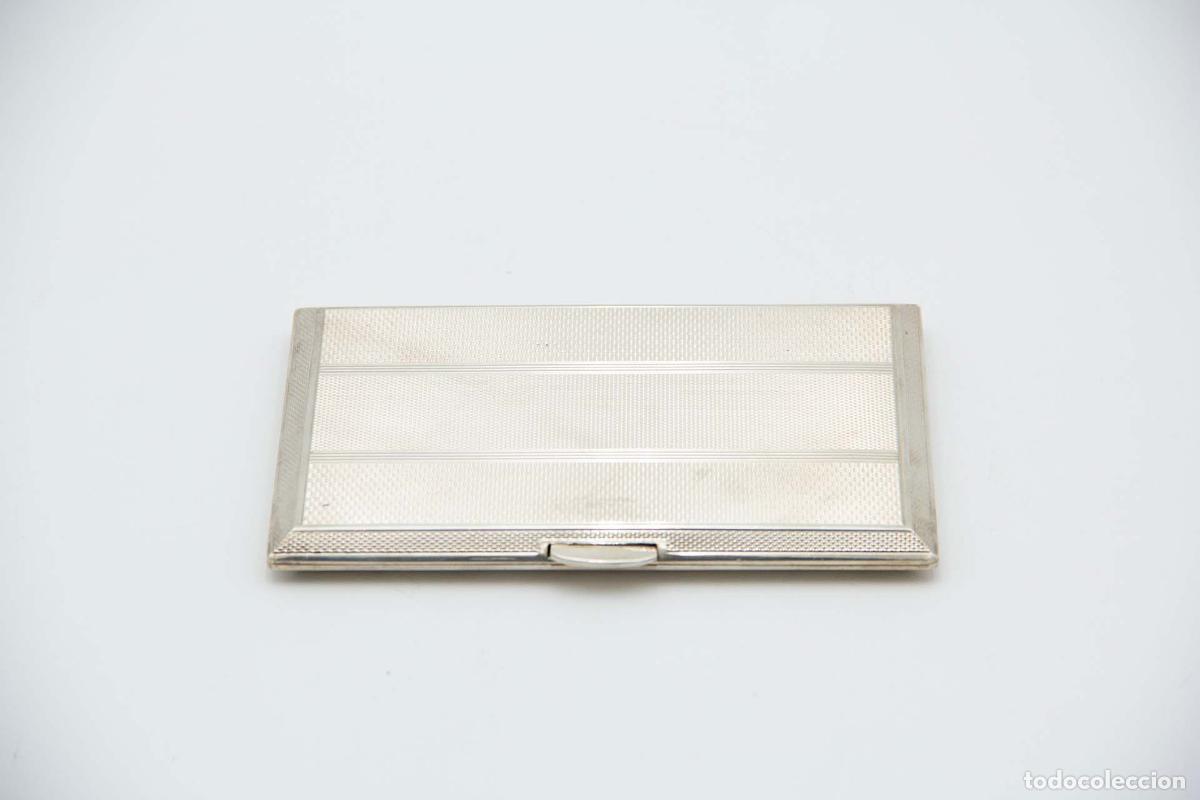 Antig&uuml;edades: Caja de cigarrillos, en plata - Foto 1
