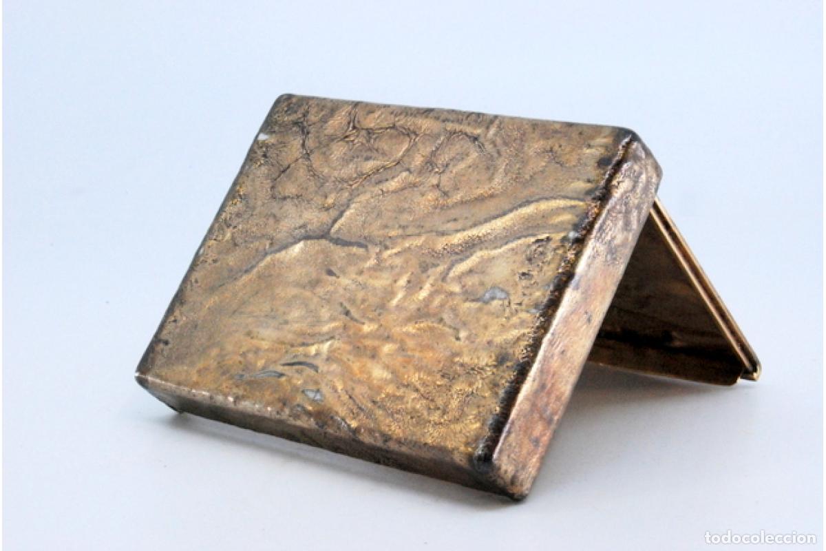 Antig&uuml;edades: Caja de cigarrillos, en plata - Foto 2