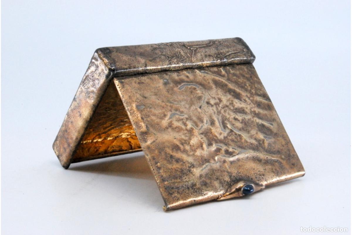 Antig&uuml;edades: Caja de cigarrillos, en plata - Foto 3