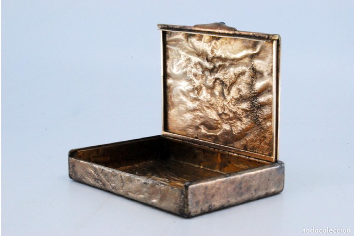 Antig&uuml;edades: Caja de cigarrillos, en plata - Foto 4
