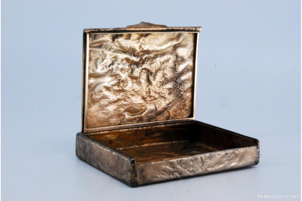 Antig&uuml;edades: Caja de cigarrillos, en plata - Foto 5