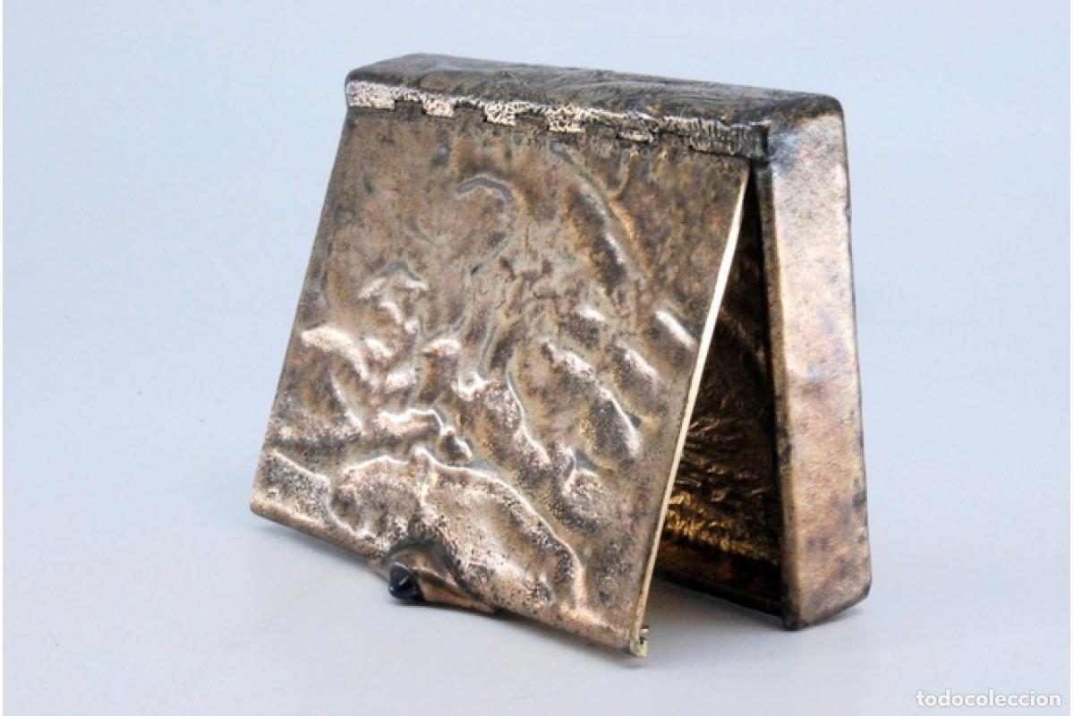 Antig&uuml;edades: Caja de cigarrillos, en plata - Foto 6