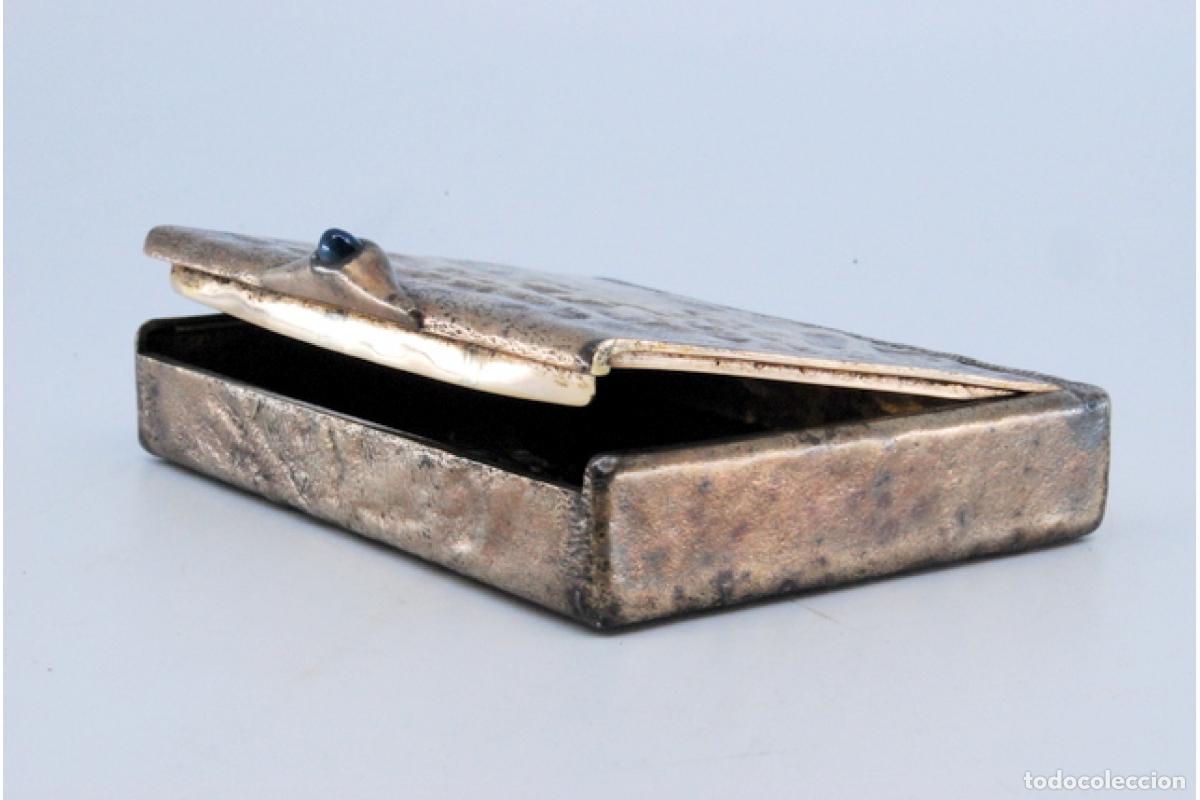 Antig&uuml;edades: Caja de cigarrillos, en plata - Foto 7