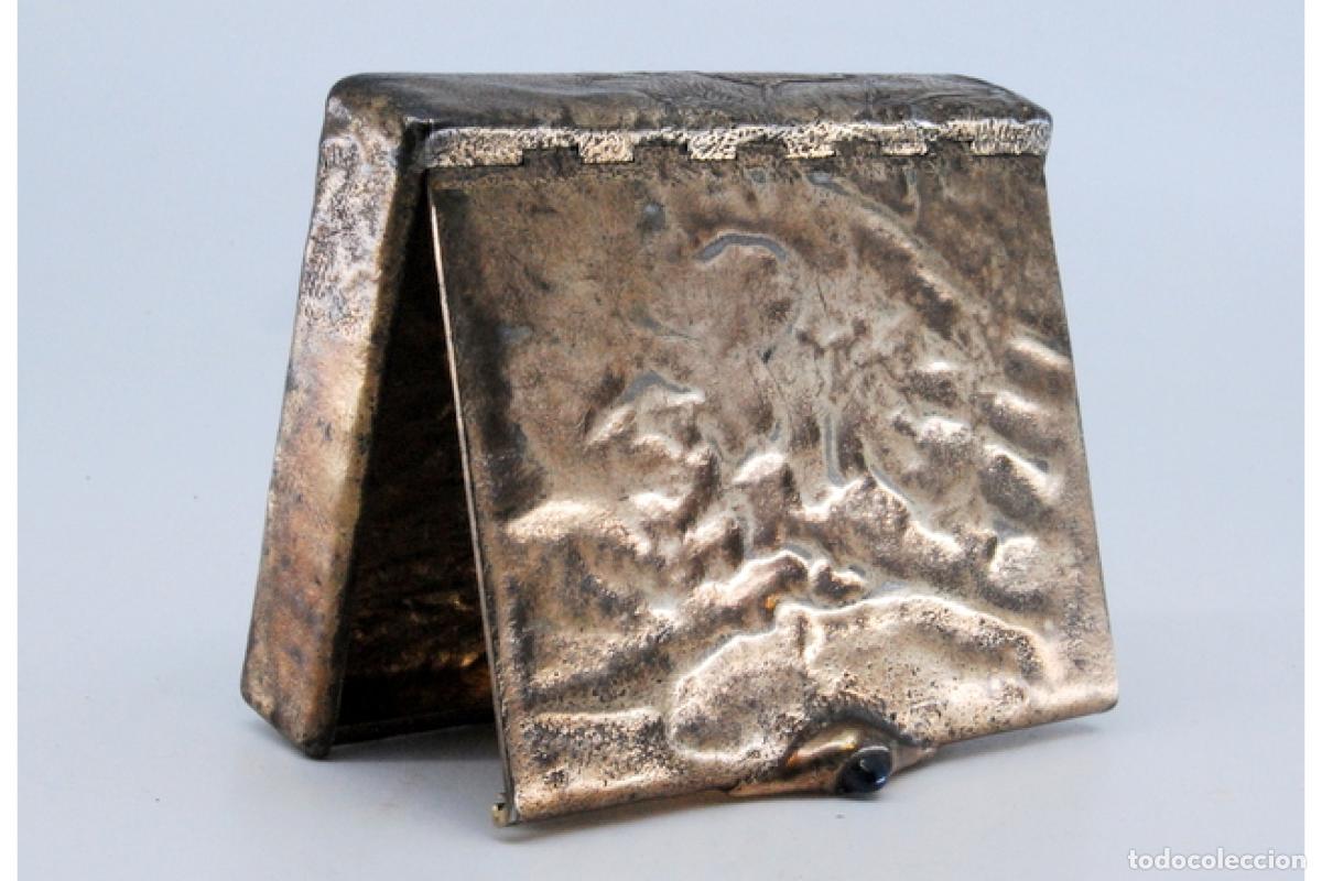 Antig&uuml;edades: Caja de cigarrillos, en plata - Foto 8