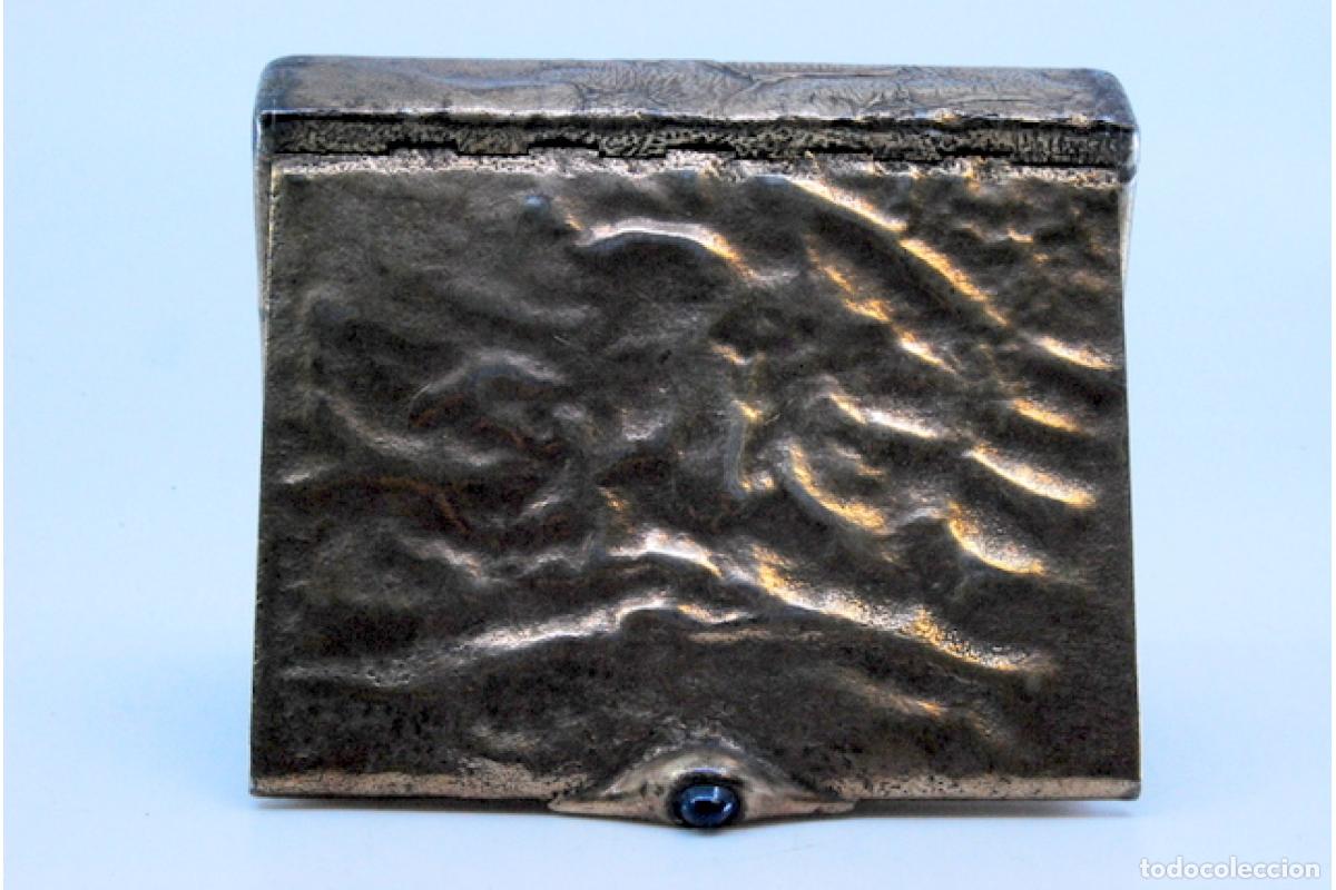 Antig&uuml;edades: Caja de cigarrillos, en plata - Foto 9