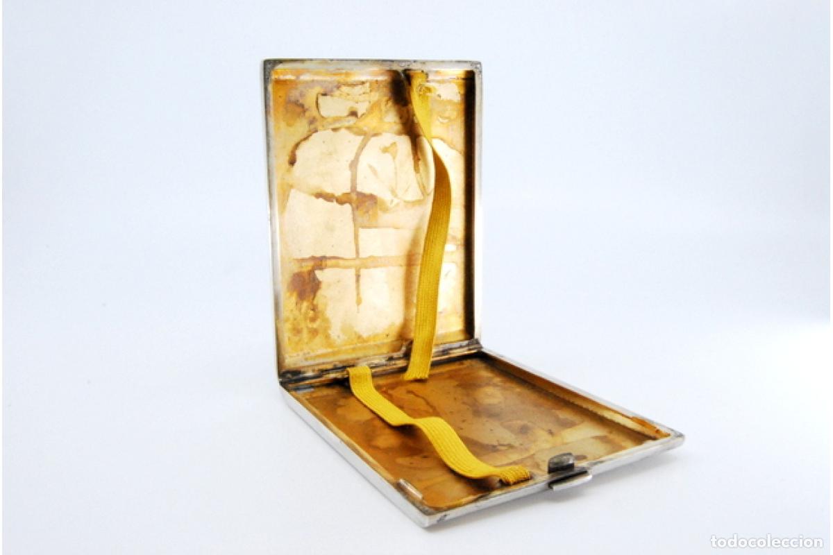 Antig&uuml;edades: Caja de cigarrillos, en plata - Foto 7