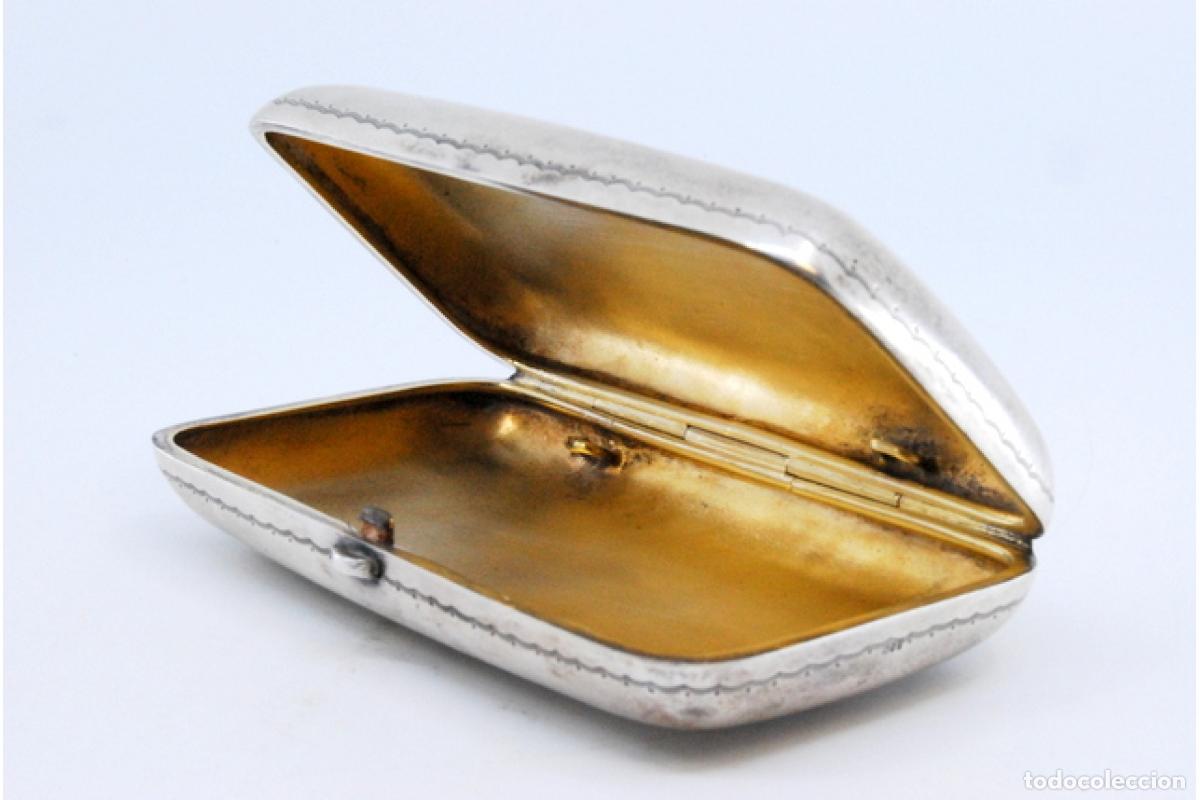 Antig&uuml;edades: Caja de cigarrillos, en plata - Foto 5