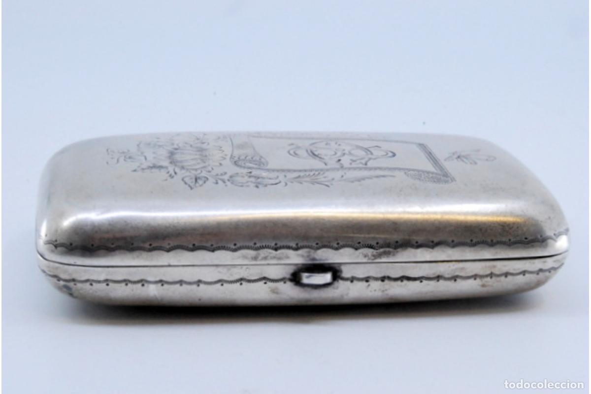Antig&uuml;edades: Caja de cigarrillos, en plata - Foto 10