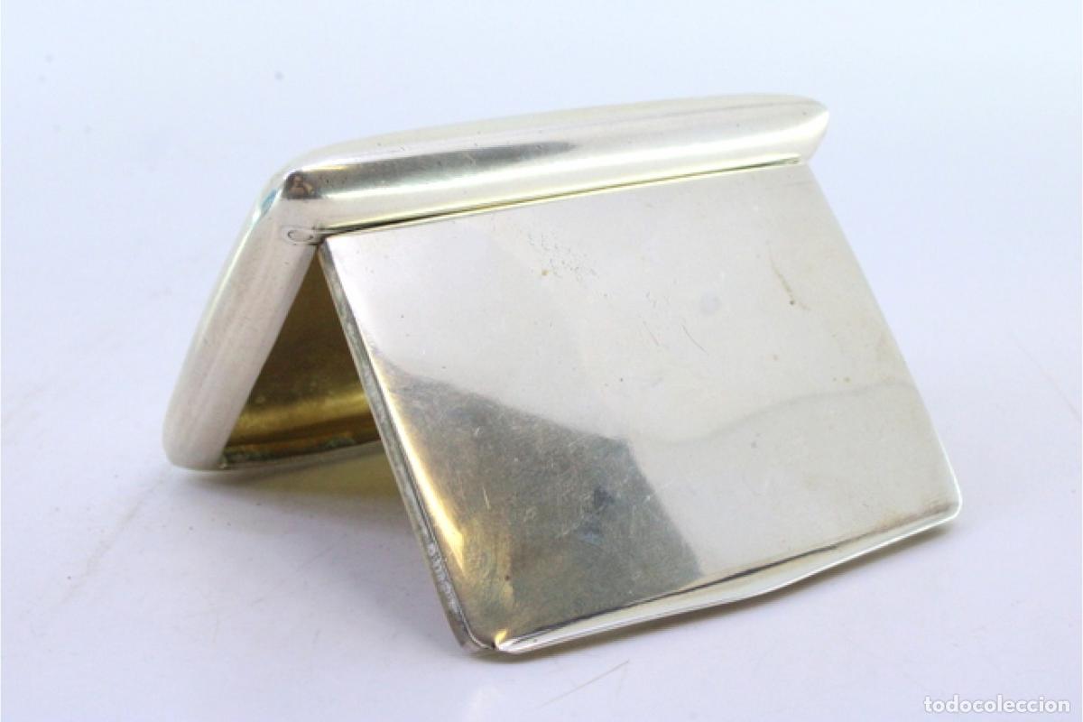 Antig&uuml;edades: Caja de cigarrillos, en plata - Foto 2