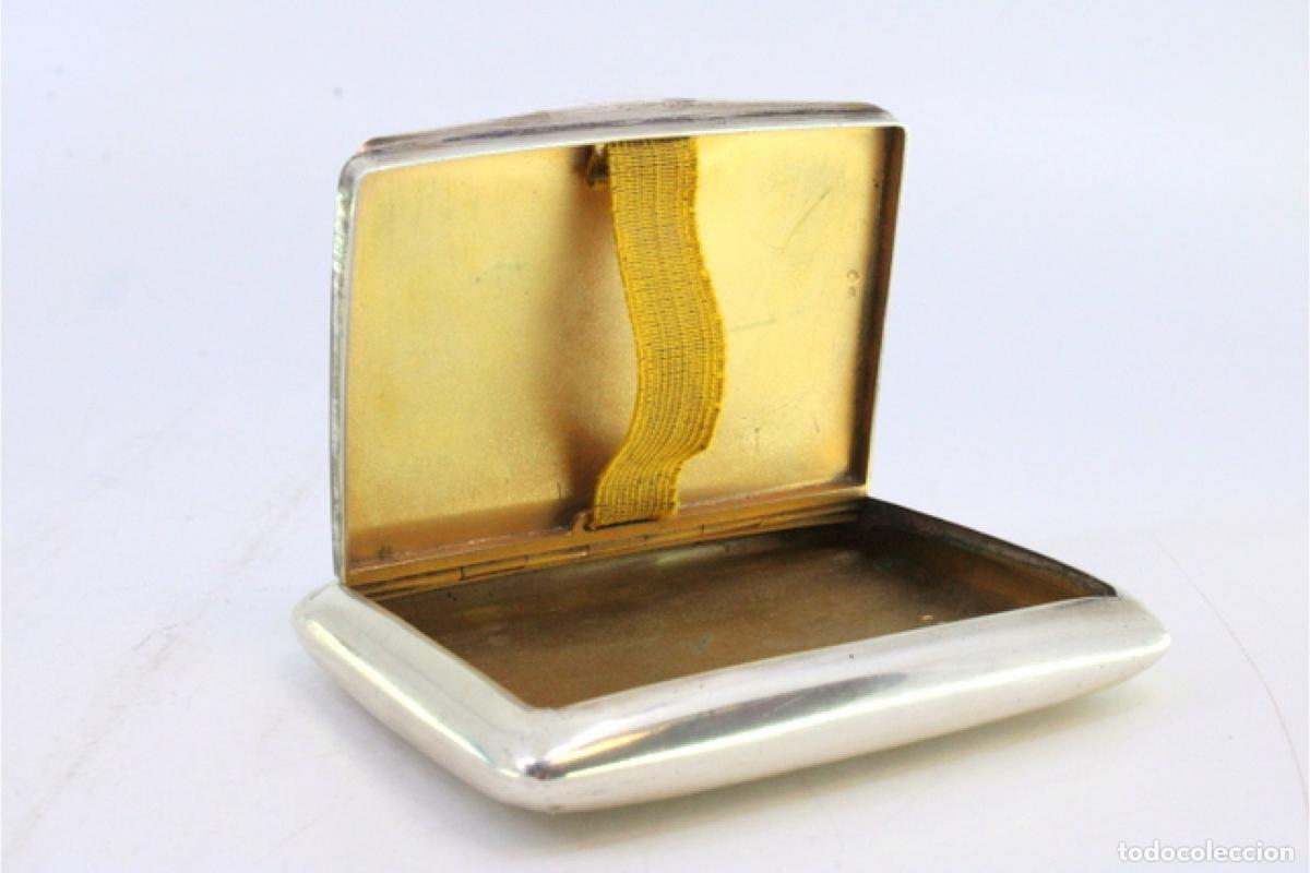 Antig&uuml;edades: Caja de cigarrillos, en plata - Foto 3