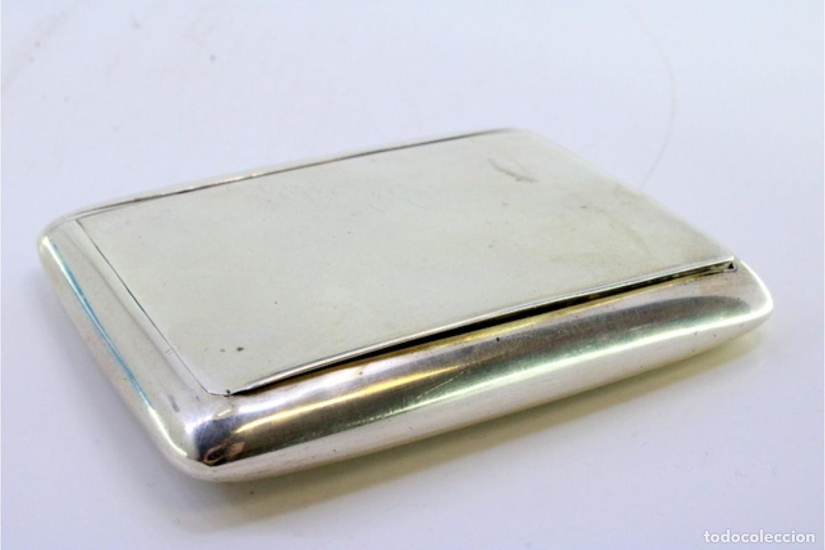 Antig&uuml;edades: Caja de cigarrillos, en plata - Foto 4