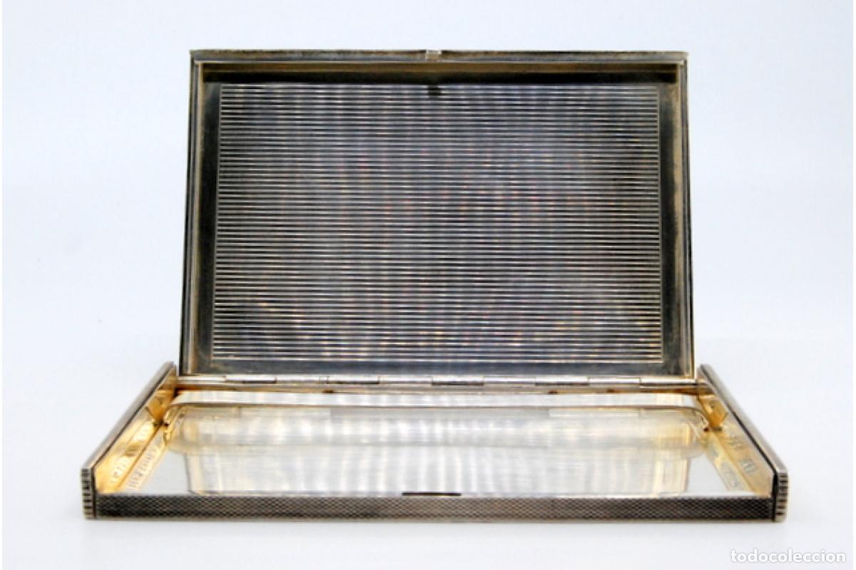 Antig&uuml;edades: Caja de cigarrillos, en plata - Foto 3