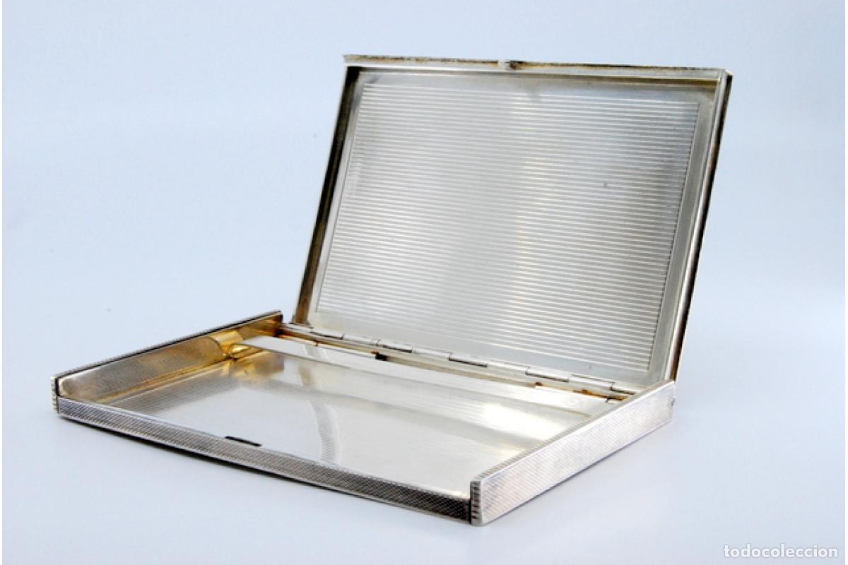 Antig&uuml;edades: Caja de cigarrillos, en plata - Foto 4