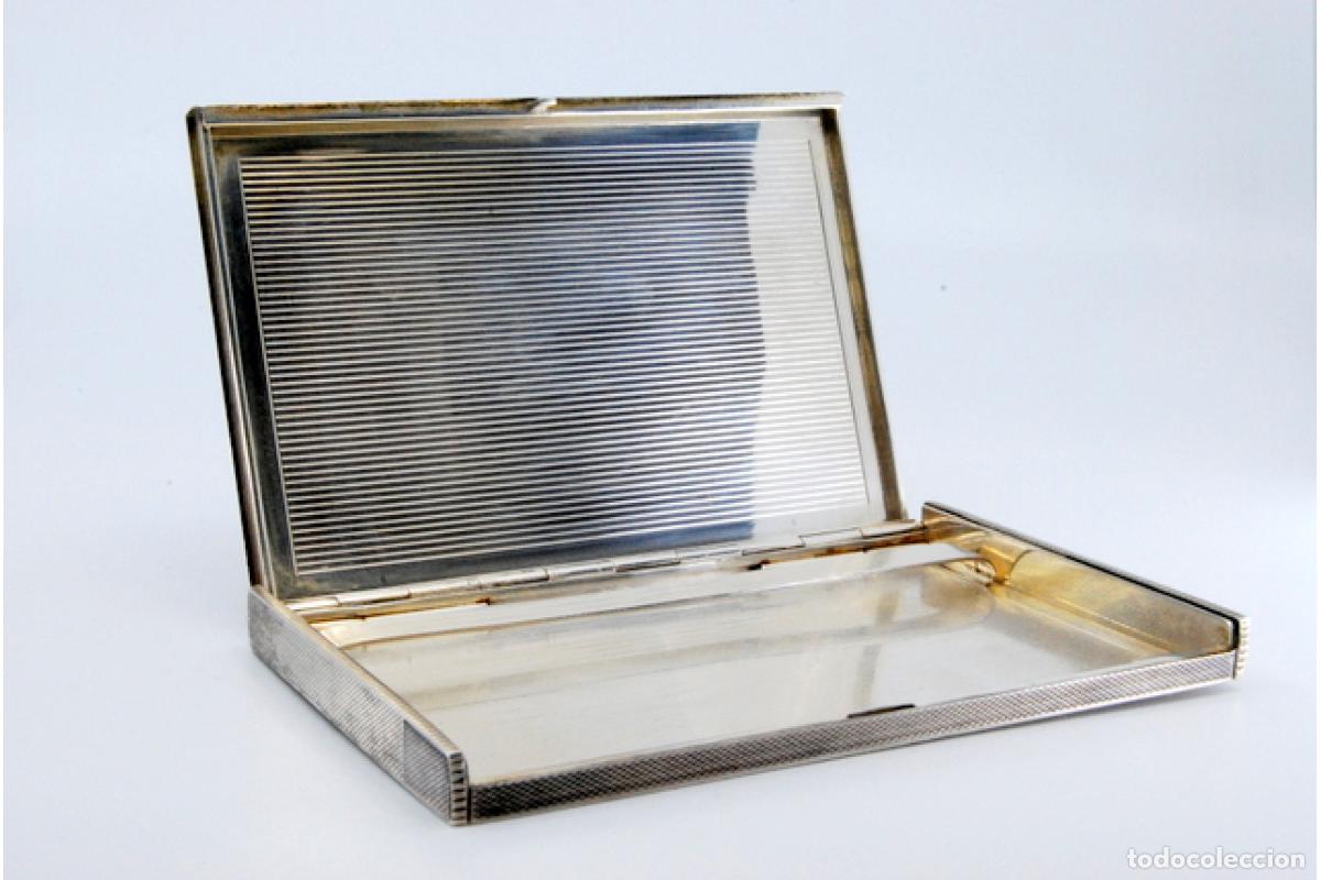 Antig&uuml;edades: Caja de cigarrillos, en plata - Foto 9