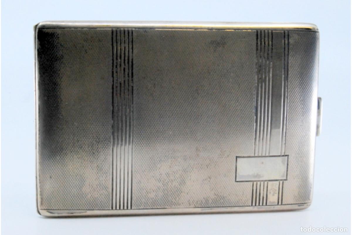 Antig&uuml;edades: Caja de cigarrillos, en plata - Foto 3