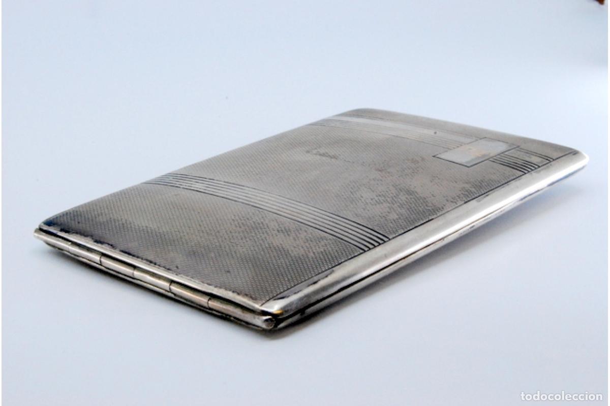 Antig&uuml;edades: Caja de cigarrillos, en plata - Foto 8