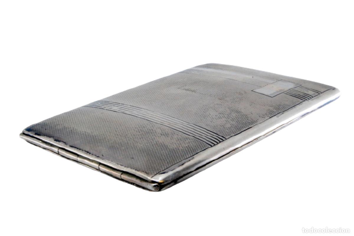 Antig&uuml;edades: Caja de cigarrillos, en plata - Foto 1