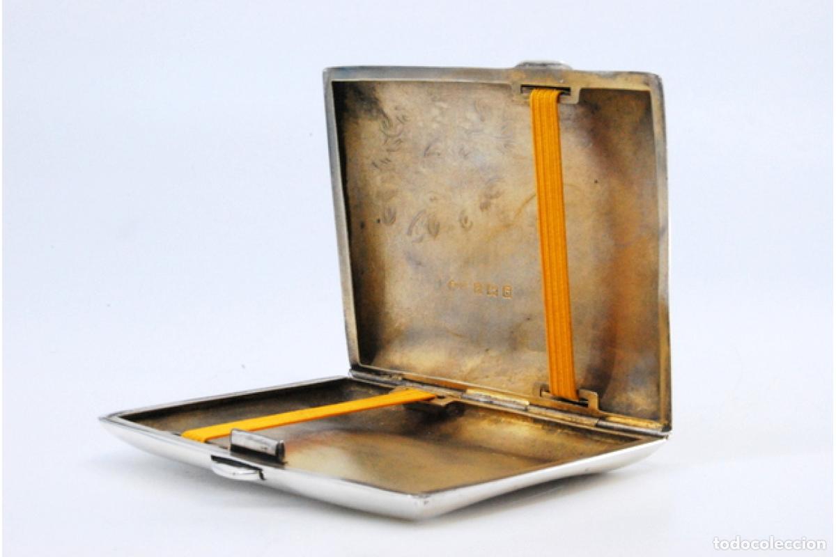 Antig&uuml;edades: Caja de cigarrillos, en plata - Foto 5