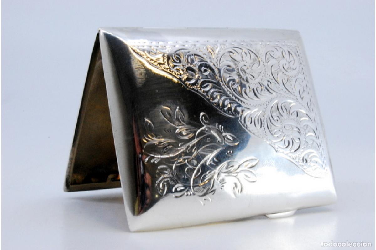Antig&uuml;edades: Caja de cigarrillos, en plata - Foto 9