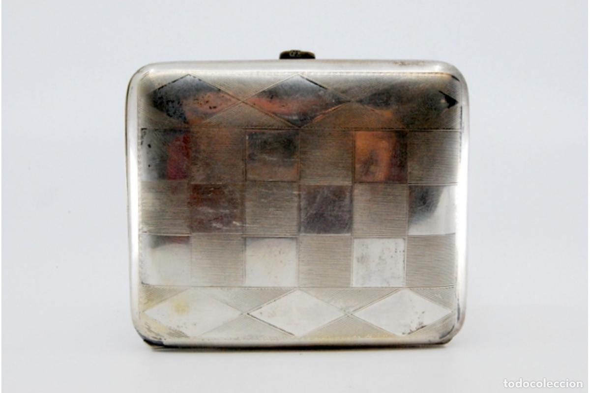 Antig&uuml;edades: Caja de cigarrillos, en plata - Foto 7