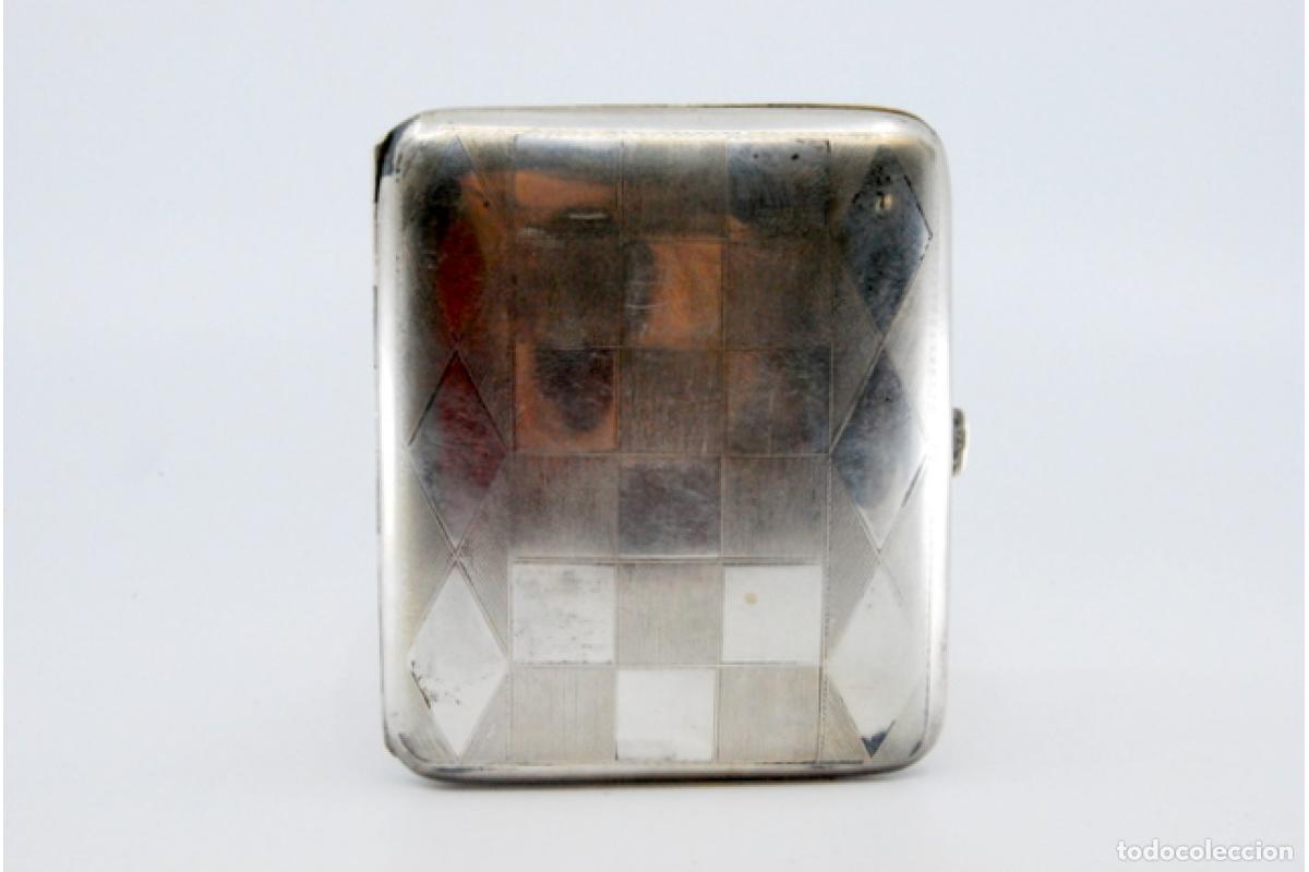 Antig&uuml;edades: Caja de cigarrillos, en plata - Foto 8
